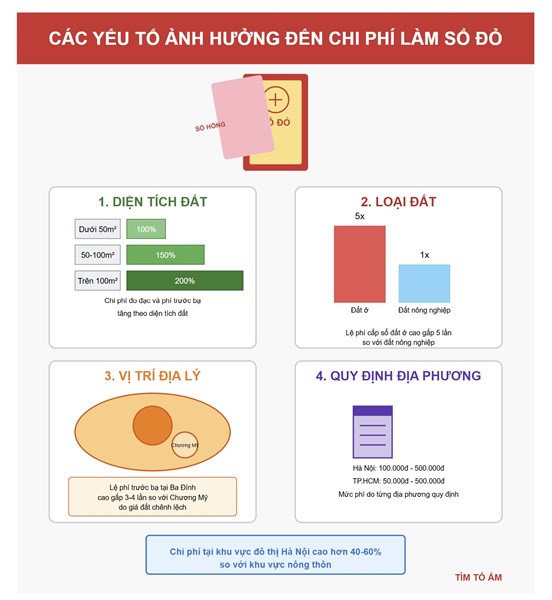Chi phí làm sổ đỏ năm 2025: Hướng dẫn chi tiết và pháp lý