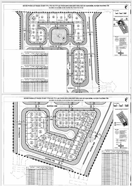 Thông báo đấu giá quyền sử dụng đất đối với 18 thửa đất tại dự án Hạ tầng kỹ thuật khu đấu giá xã Vạn Điểm, huyện Thường Tín, Thành phố Hà Nội