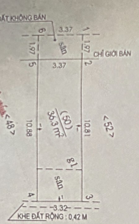 BÁN NHÀ NGÕ Ô TÔ TRÁNH - ĐỐI DIỆN SÂN VẬN ĐỘNG - PHỐ DUY NHẤT 1 NHÀ BÁN