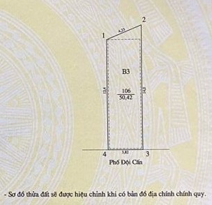 NHÀ MẶT PHỐ ĐỘI CẤN - 2 THOÁNG TRƯỚC SAU - VỈA HÈ RỘNG