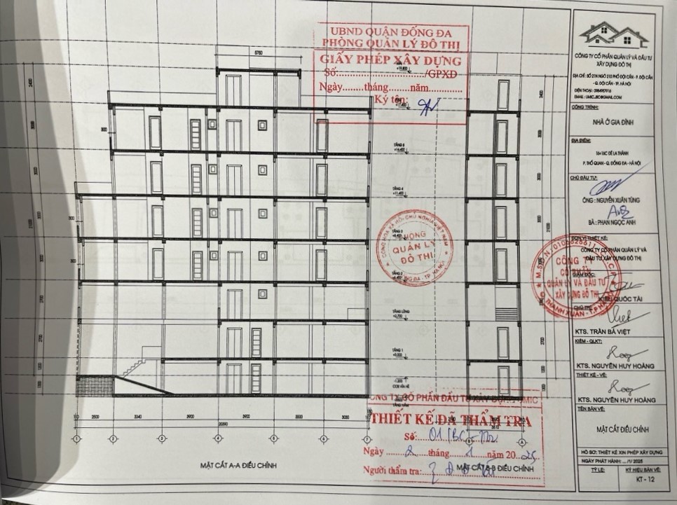 BÁN MẢNH ĐẤT MẶT PHỐ  - HAI THOÁNG - ĐÃ CÓ GIẤY PHÉP XÂY DỰNG 7 TẦNG NỔI VÀ 1 TẦNG HẦM