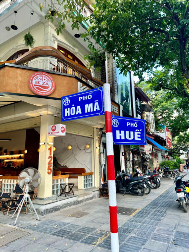 BÁN NHÀ MẶT PHỐ HOÀ MÃ - MẶT TIỀN 4M - SỔ VUÔNG - KINH DOANH ĐỈNH
