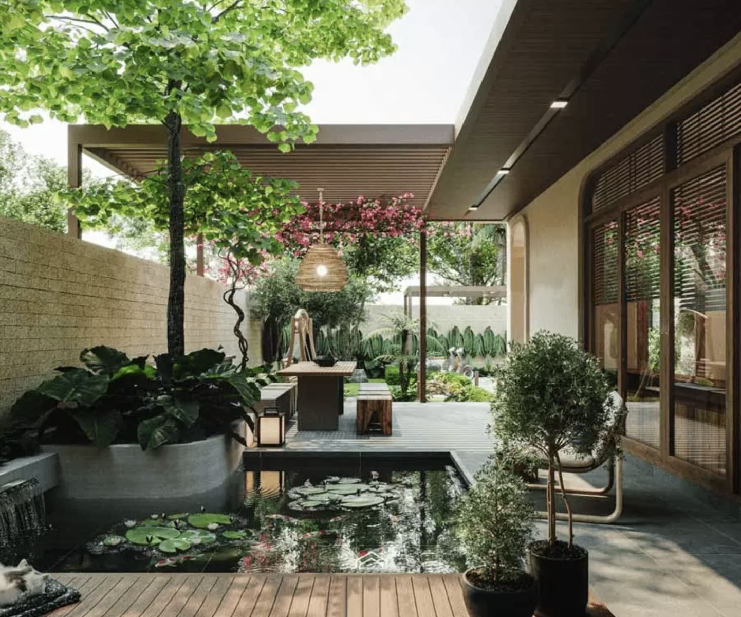 Hình ảnh minh hoạ nhà cấp 4 sinh thái