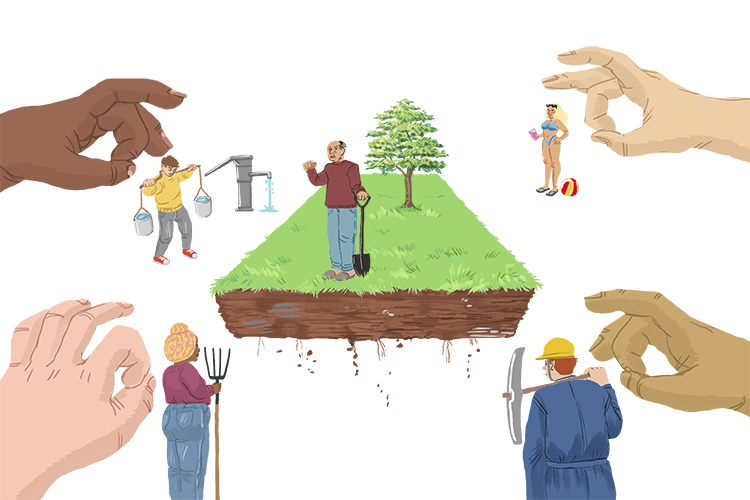 Tranh chấp đất là việc thường xuyên xảy ra