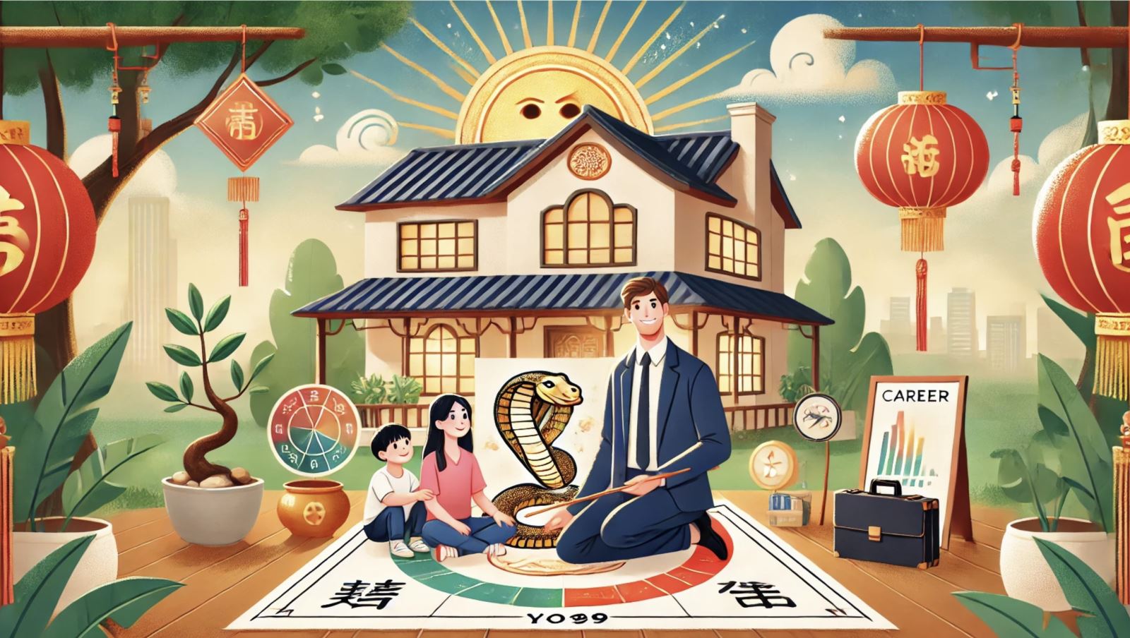 Hình ảnh minh hoạ người tuổi Kỷ Tỵ chọn đúng hướng hợp phong thuỷ