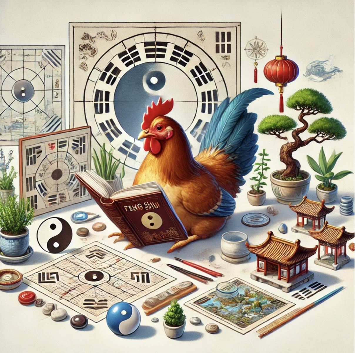 Hình ảnh minh họa tuổi Quý Dậu 1993 đang nghiên cứu để tìm hướng nhà