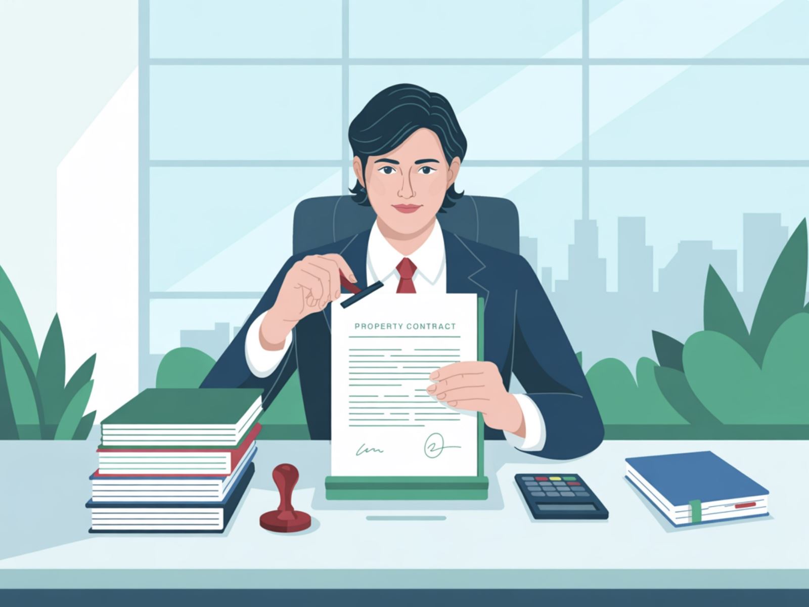 Hình ảnh minh hoạ hợp đồng công chứng mua bán nhà đất tại văn phòng công chứng