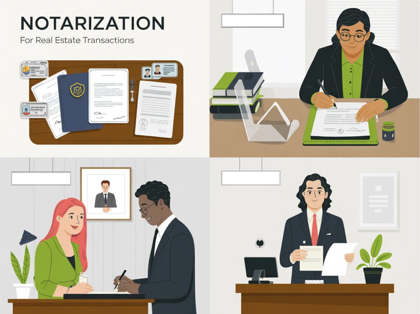 Hình ảnh minh hoạ quy trình thực hiện công chứng